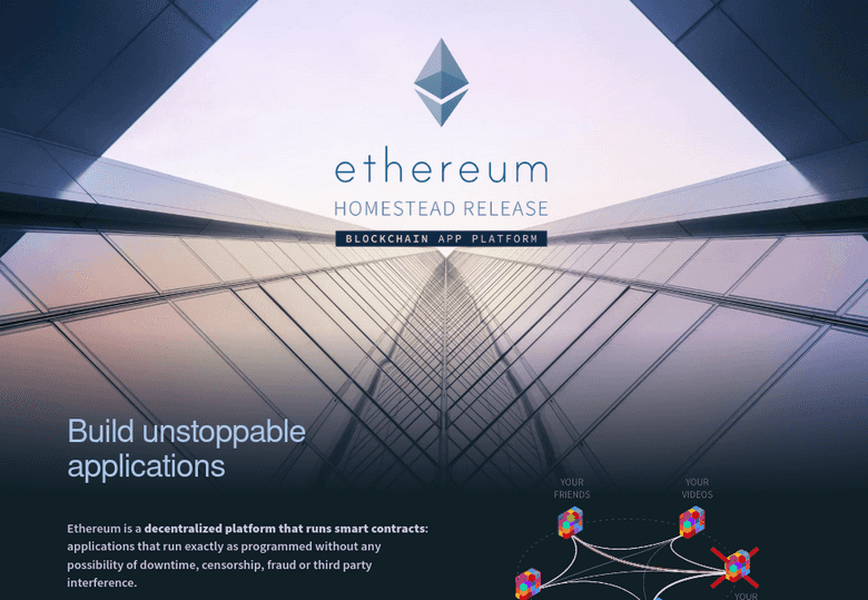 Ethereum.org создает неудержимые приложения